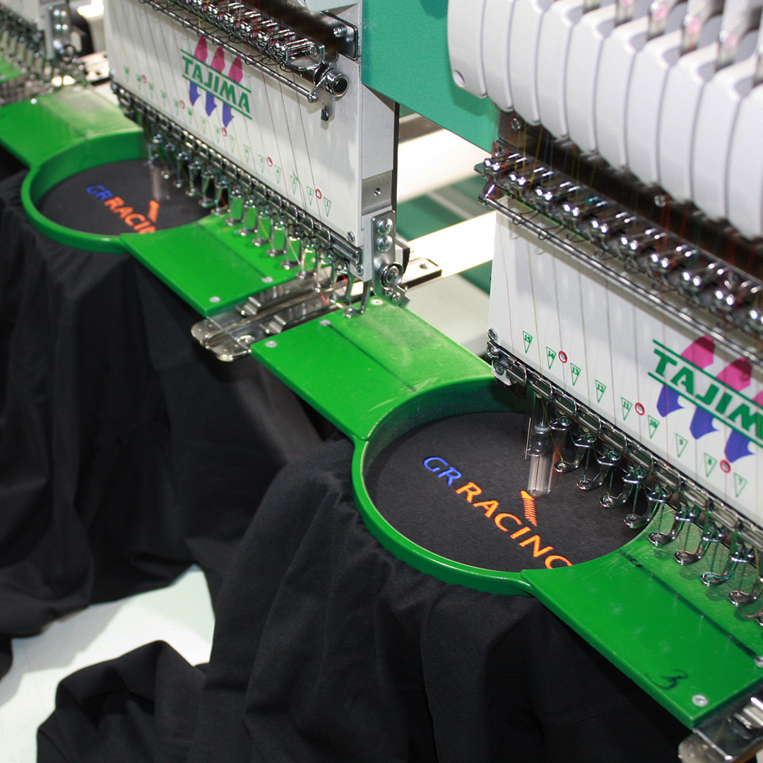 Hubspot Website Imagery - GR Racing on Embroidery