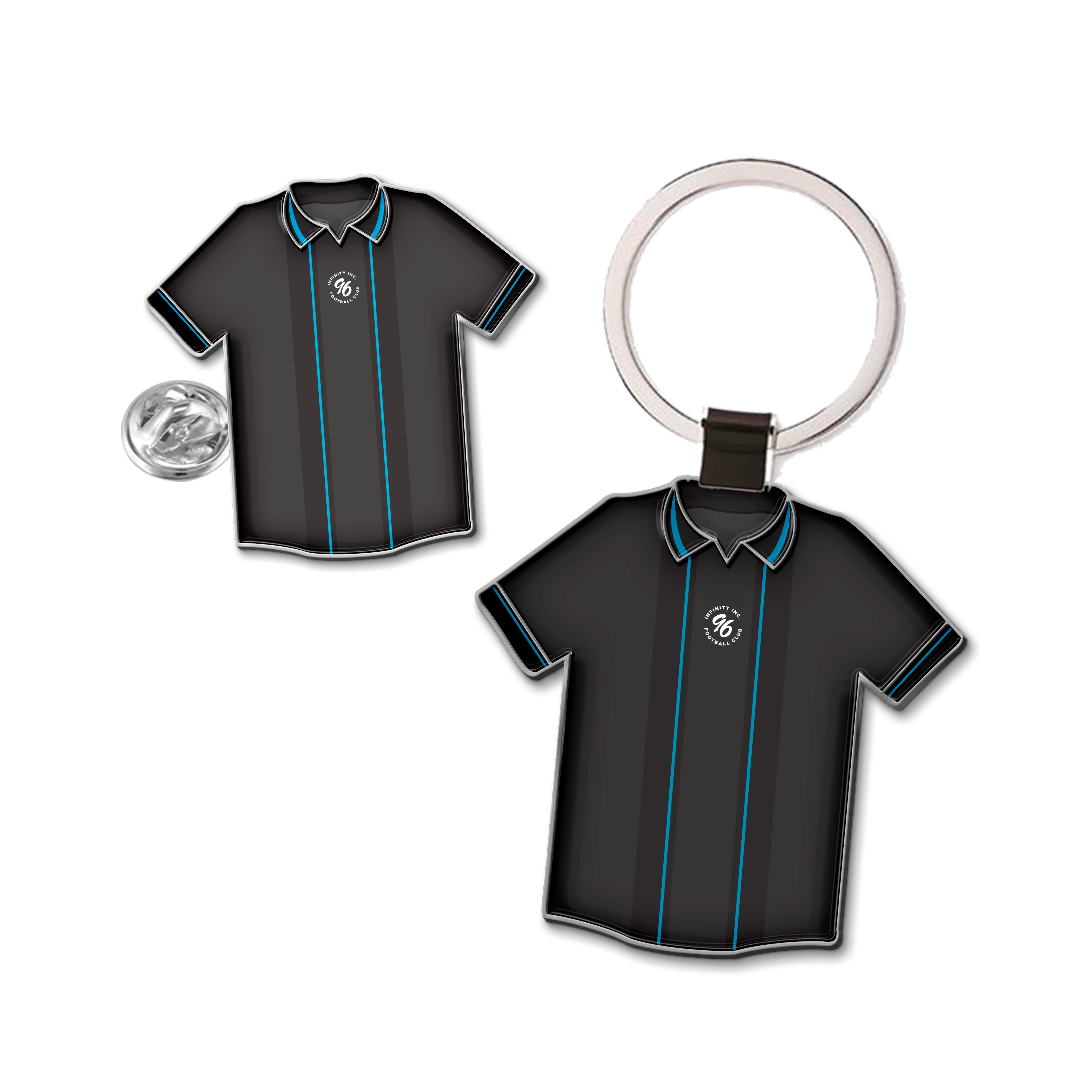 Infinity Kit Merch Keyring & Pin Badge 02