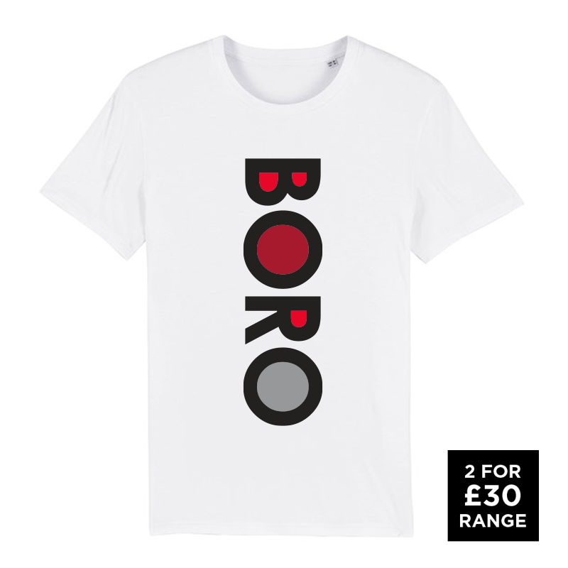 Boro White Tee