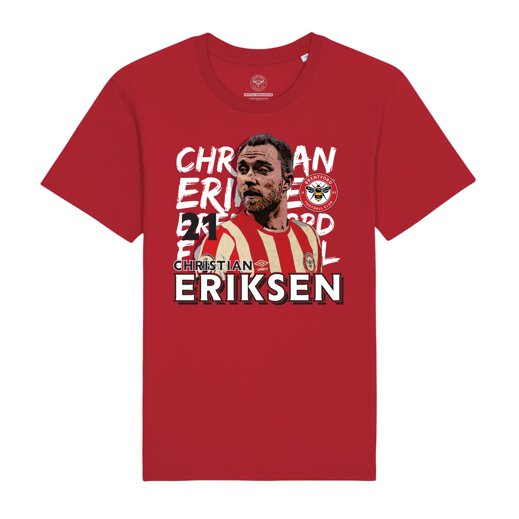 Brentford FC Christian Eriksen Player T-Shirts