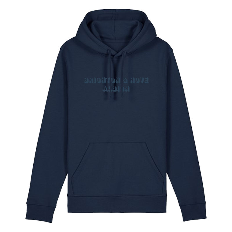 Brighton 3D Flock Navy Hoodie