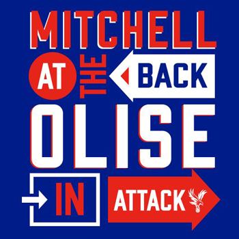 Crystal Palace Mitchell at the Back Olise in Attack T-Shirts
