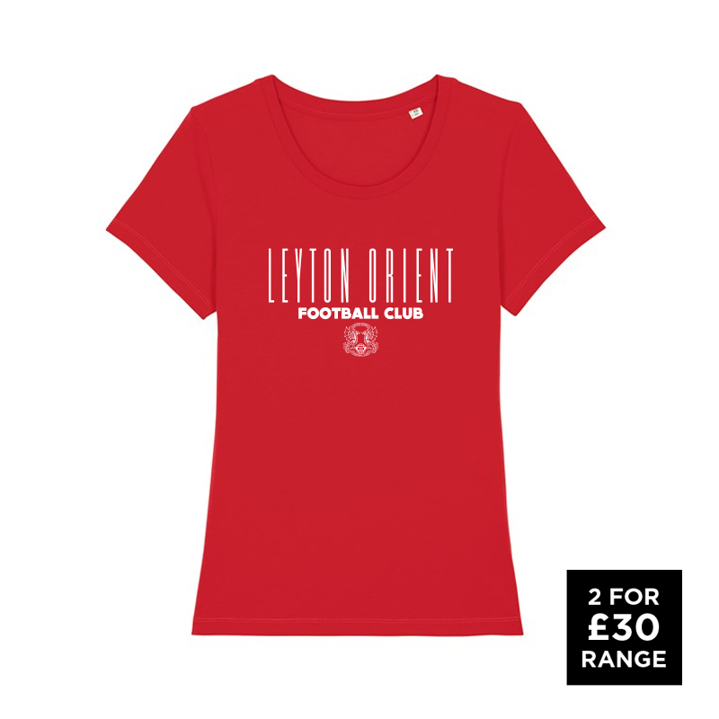 Leyton Orient Ladies Red Tee