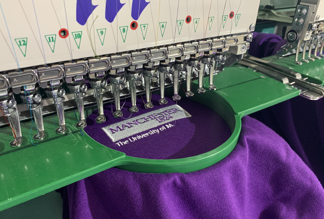 University of Manchester Uniform Embroidery by Infinity Inc.