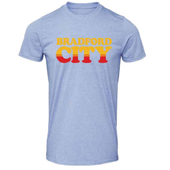Bradford City Retro Type T-Shirt